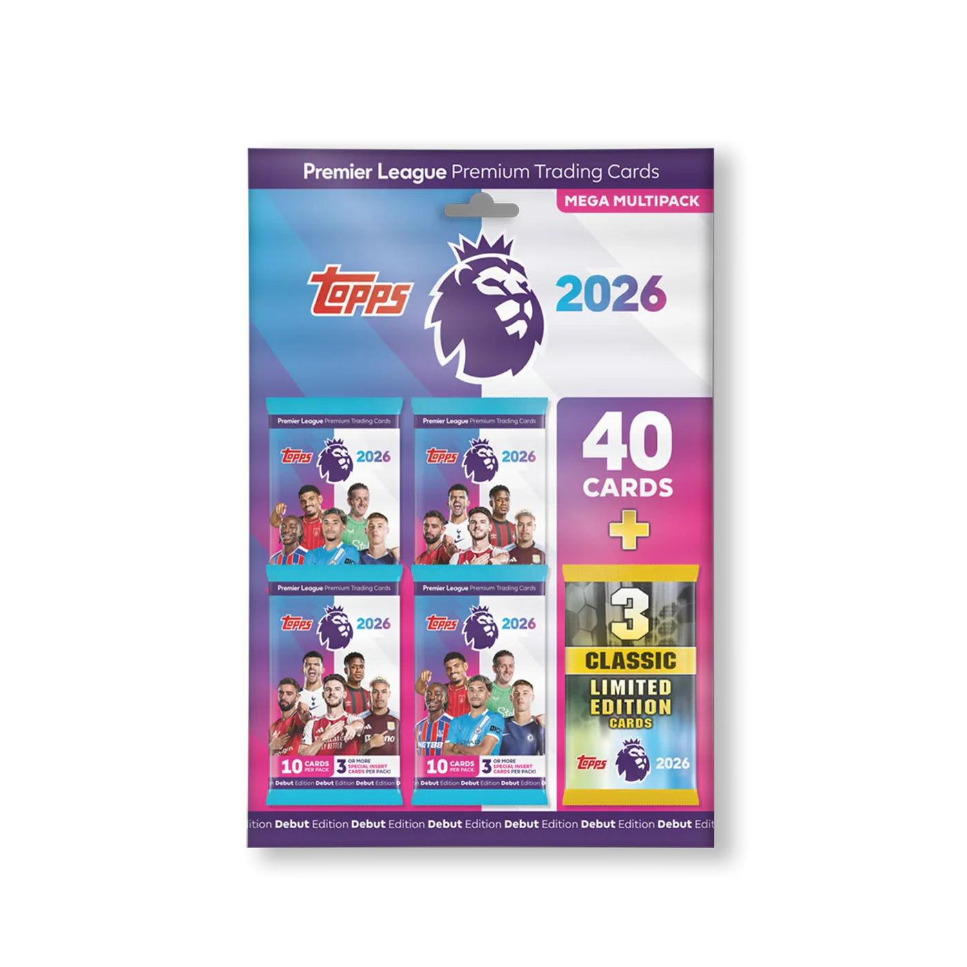 Topps Premier League 2026 - Debut Edition - Mega Multipack Sealed