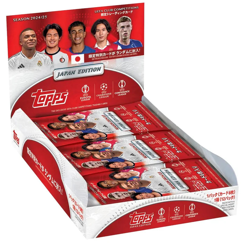 2024-25 Topps UEFA Japan Edition Soccer Sealed