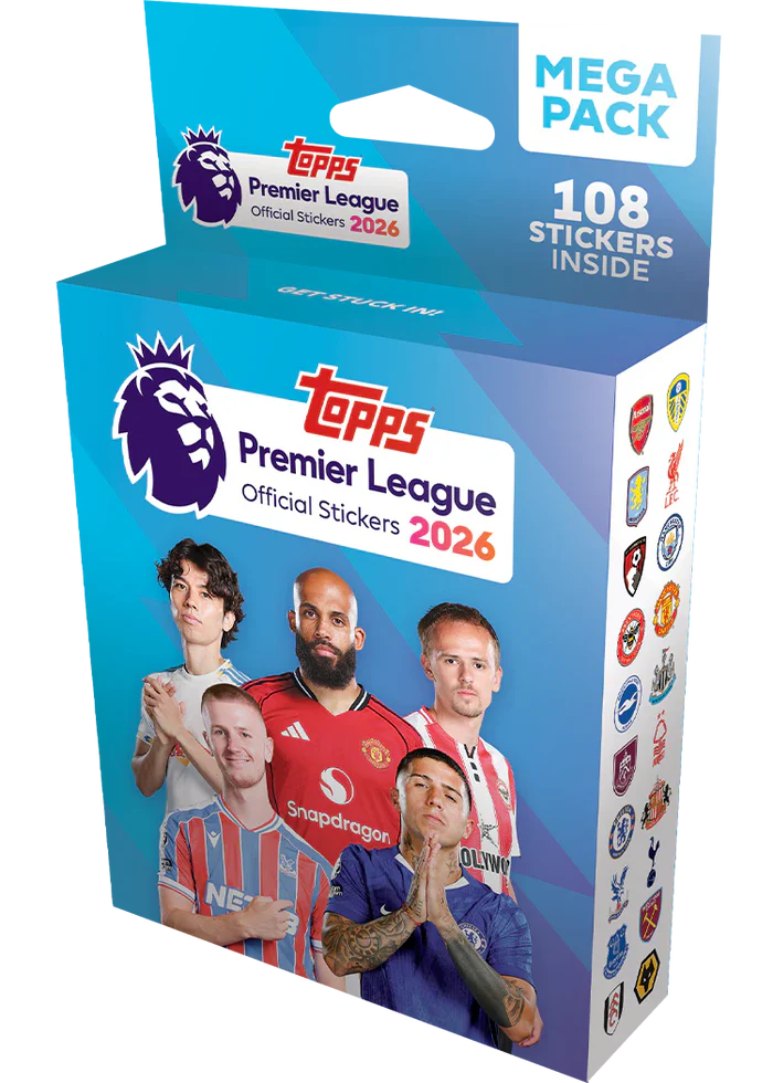 Premier League Stickers 2026 - Mega Pack Sealed