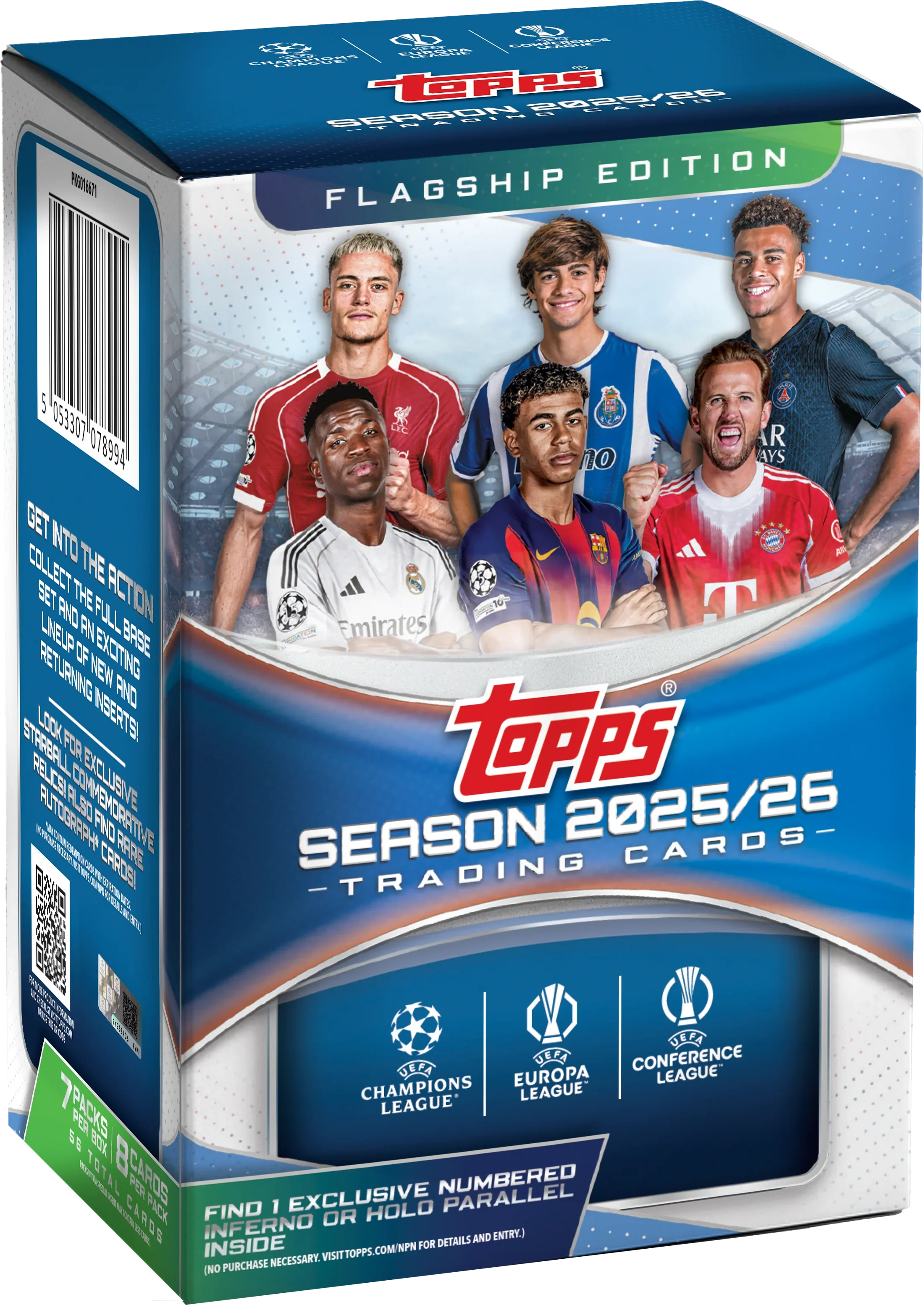 2025-26 Topps UEFA Club Competitions - Value Box Sealed