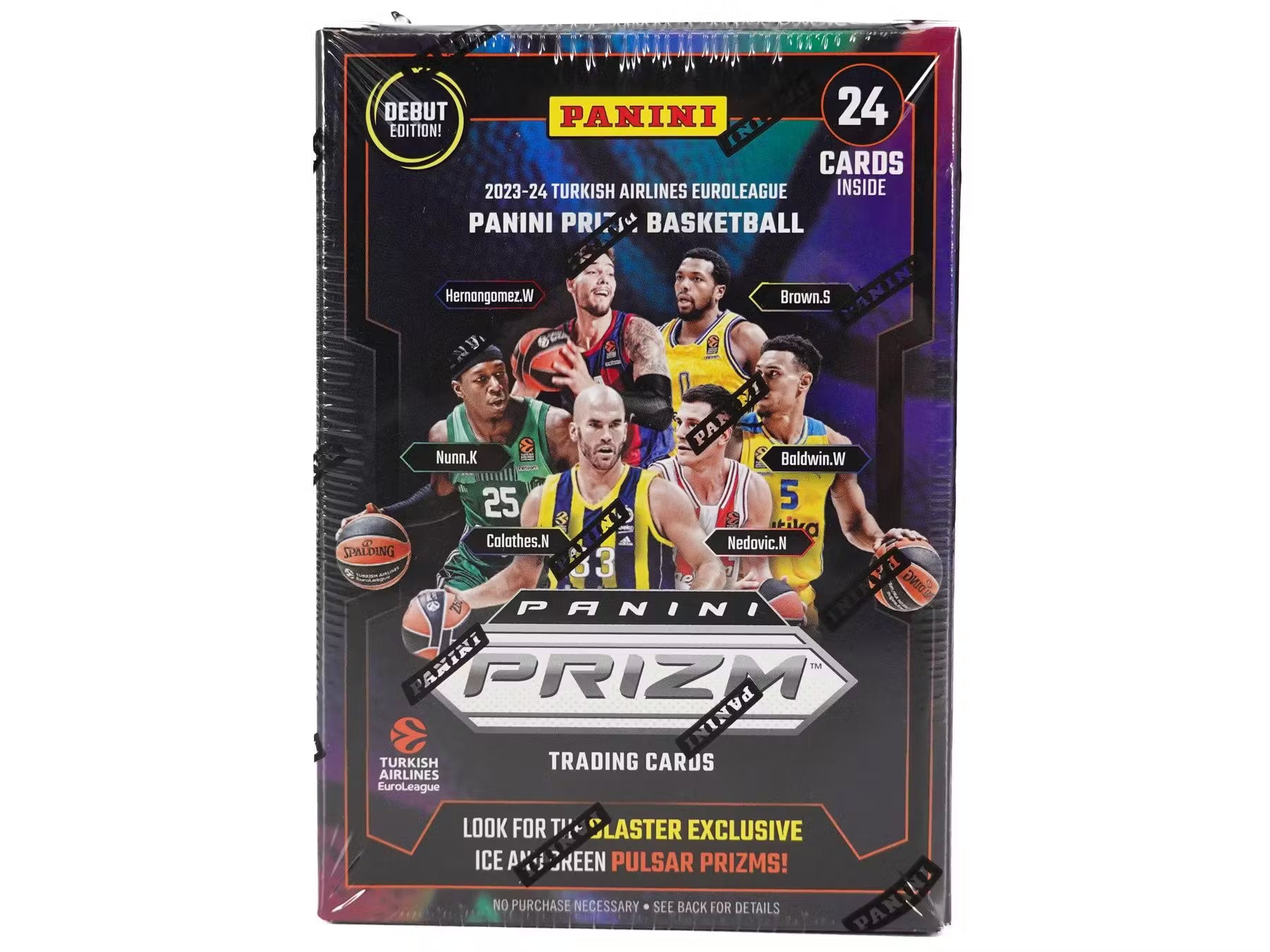 2023/24 Panini Prizm Turkish Airlines EuroLeague Basketball Blaster Box Sealed