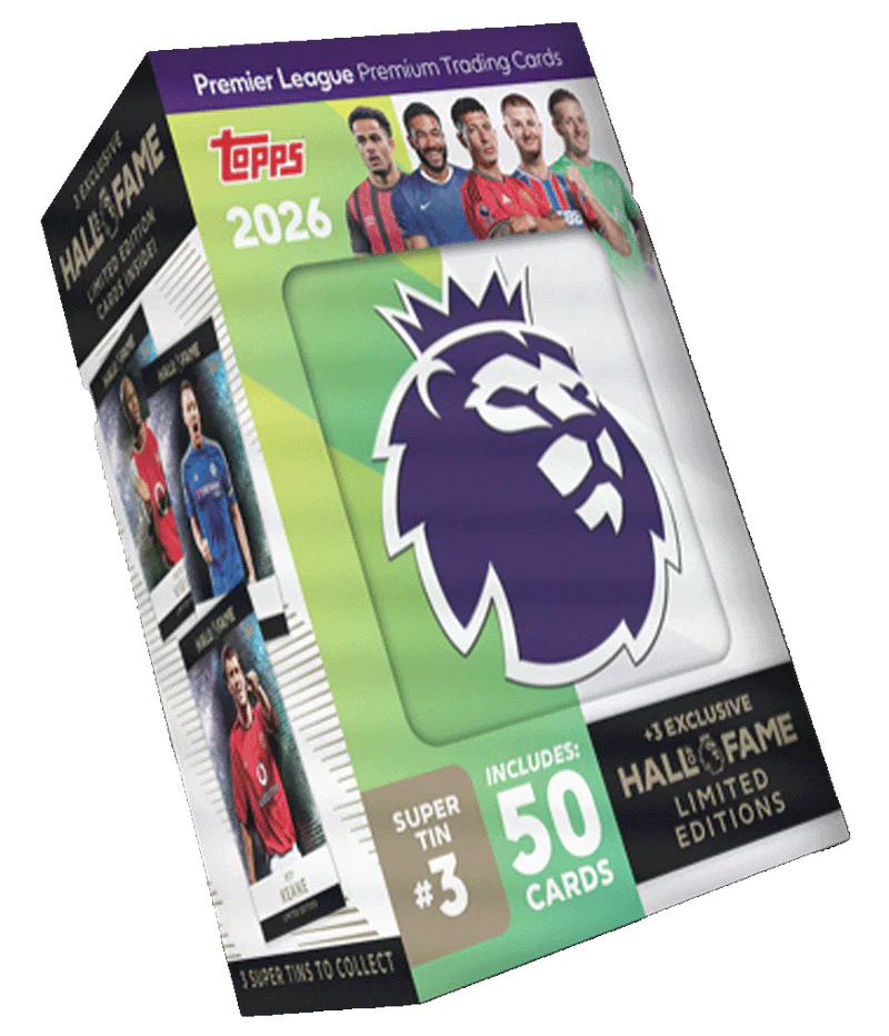 Topps Premier League 2026 - Debut Edition - Super Tin #3 Sealed
