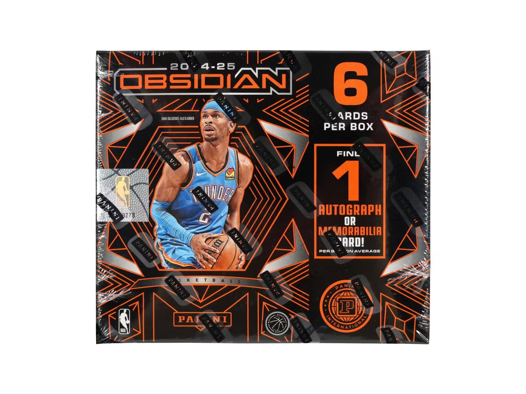2024/25 Panini Obsidian Basketball International Hobby Box Sealed